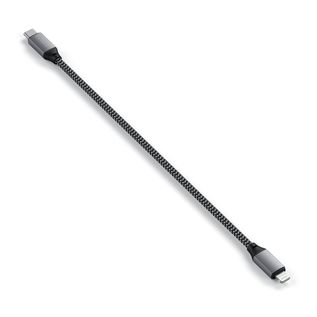 Satechi USB-C to Lightning Short Cable 25cm - Space Gray