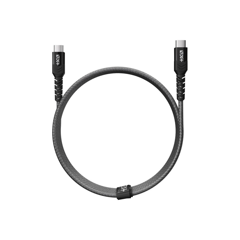 NEXT ONE BRAIDED USB-C TO USB-C CABLE | SPACE GRAY