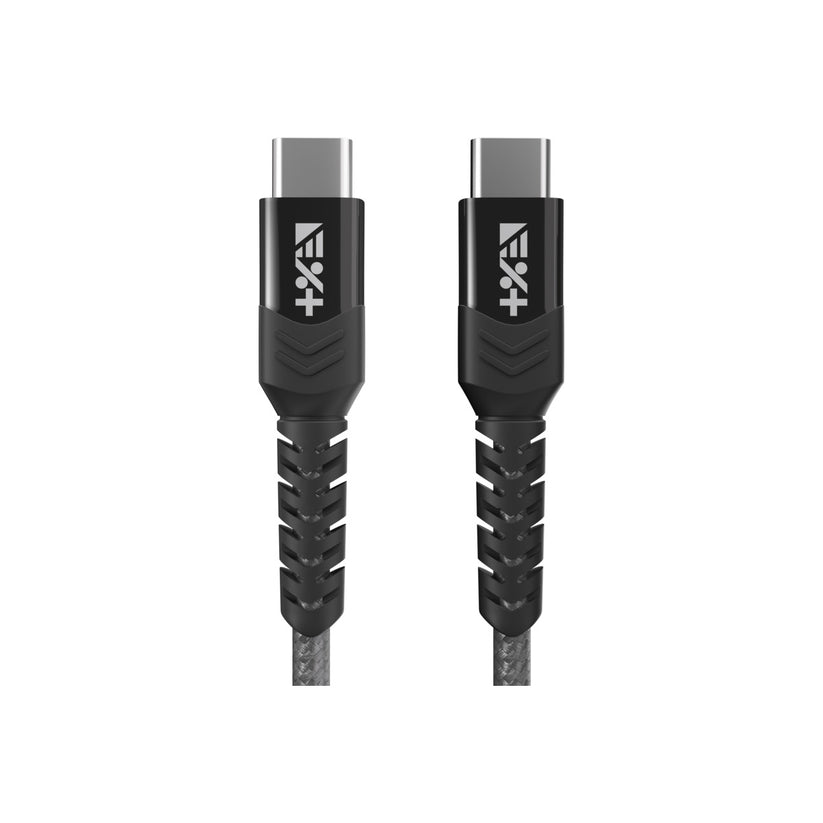 NEXT ONE BRAIDED USB-C TO USB-C CABLE | SPACE GRAY