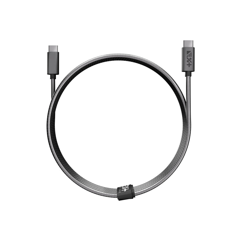 NEXT ONE BRAIDED USB-C TO USB-C CABLE | SPACE GRAY