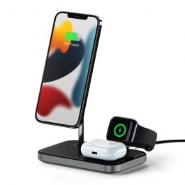 Satechi Trio Wireless Charging Pad (Apple Watch, Airpods, iPhone) - Black