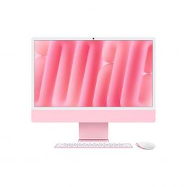 24-inch iMac со Retina 4.5K екран: Apple M4 чип со 8‑јадрен CPU и 8‑јадрен GPU, 16GB, 256GB SSD - розов