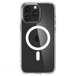"Spigen Crystal Hybrid MagSafe, white - iPhone 15 Pro"