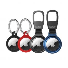 Next One AirTag Silicone Clips & Aluminium Carabiners | 4 pack