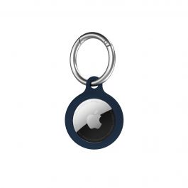 Next One AirTag Secure Silicone Key Clip | Marine Blue