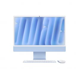24-inch iMac со Retina 4.5K екран: Apple M4 чип со 10‑јадрен CPU и 10‑јадрен GPU, 16GB, 512GB SSD - син