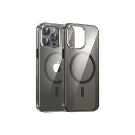Dviced Magsafe iPhone 15 Pro Max clear case - Black