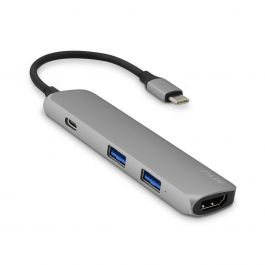 iSTYLE USB Type-C HUB 4K HDMI - space gray/black