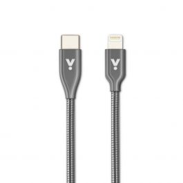 "iStyle USB-C to Lightning Metal Cable 1,2m - space gray"