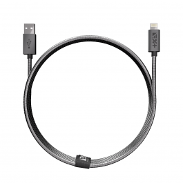 NEXT ONE METALLIC USB-A LIGHTNING CABLE SPACE GRAY