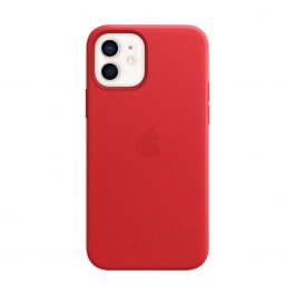 Apple iPhone 12/12 Pro Leather Case - MagSafe - (PRODUCT)RED