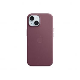 iPhone 15 FineWoven Case with MagSafe - Mulberry