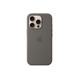 iPhone 16 Pro Silicone Case with MagSafe - Stone Gray
